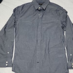 Banana Republic Classic Blue/Gray Dress Shirt